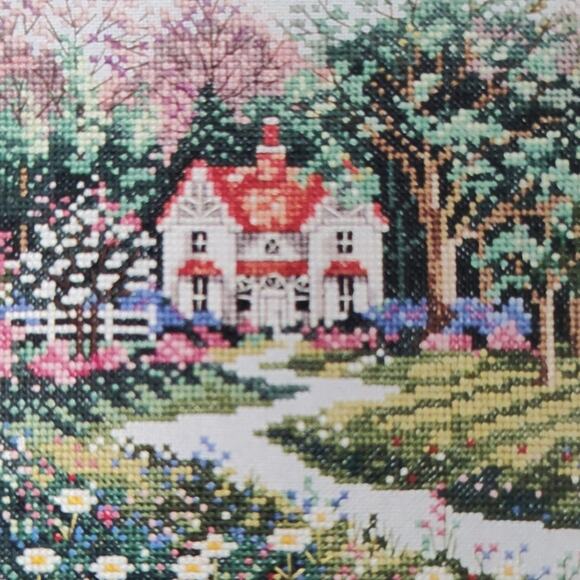 Country Cross Stitch Victorian Springtime Chapel & Cottage Patterns - Picture 4 of 4